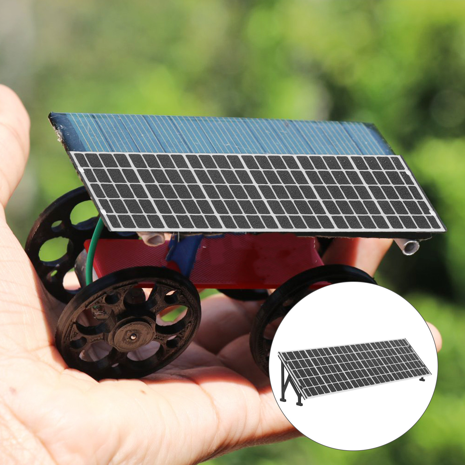 Renewable Energy Diorama - Miniaturowy panel słoneczny w skali 1:64,