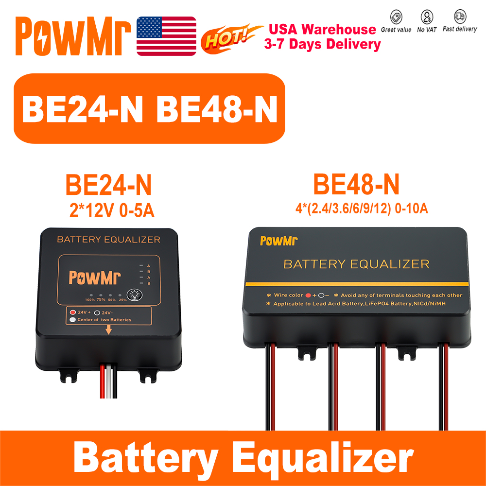 PowMr USA 24V 48V Balanser Bat – Lifepo4 Battery Pack recenzja i cena