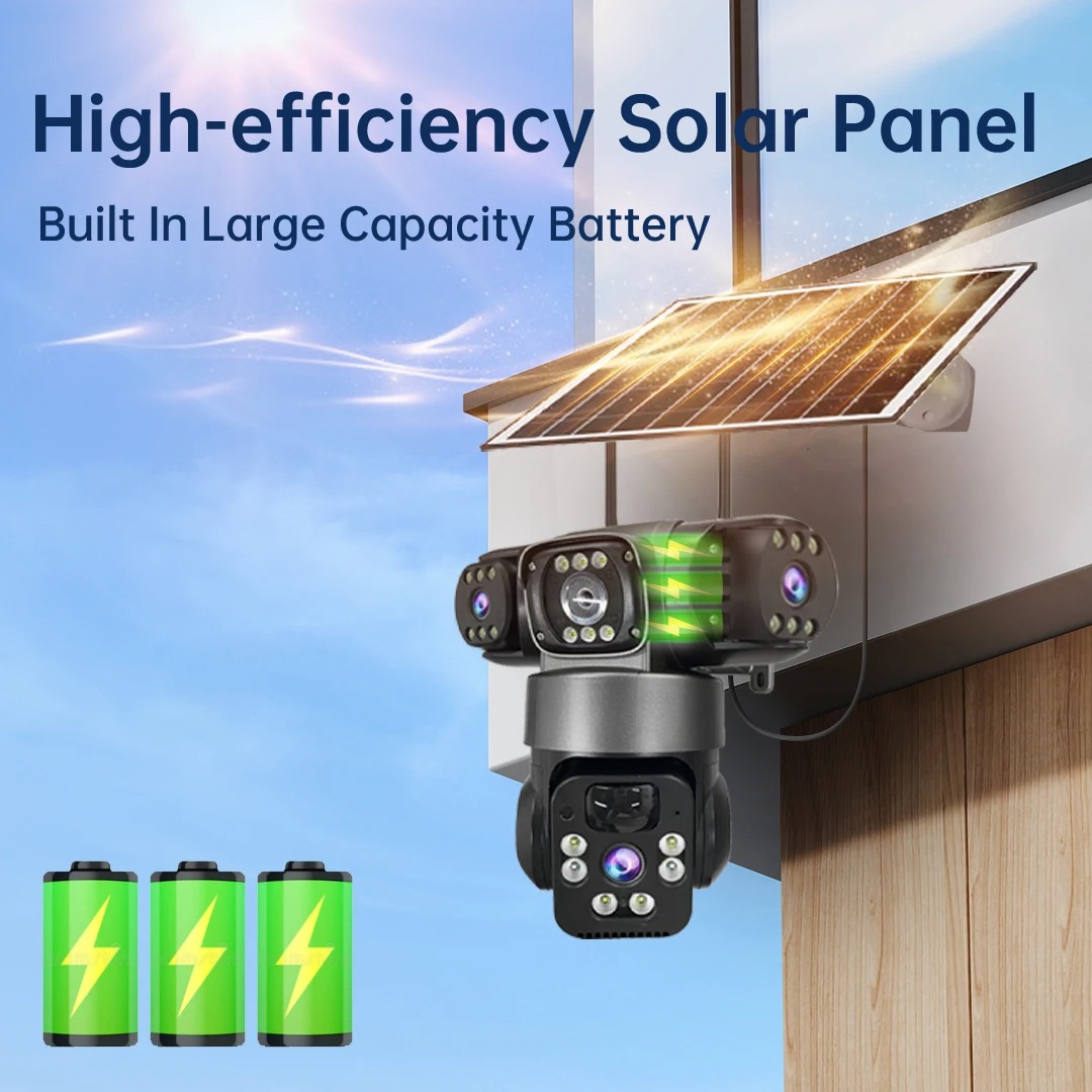 Kamera solarna 15MP V380 Pro z – Jinko Solar Panel Cheetah recenzja i cena